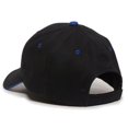 thumbnail image 3 of Outdoor Cap 00045727528932 Brushed Twill Sandwich Visor Cap, Black & Royal - One Size, 3 of 9