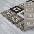 thumbnail image 7 of Allstar Brown / Beige Modern Geometric square design Area Rug (5' 2" x 7' 2"), 7 of 7