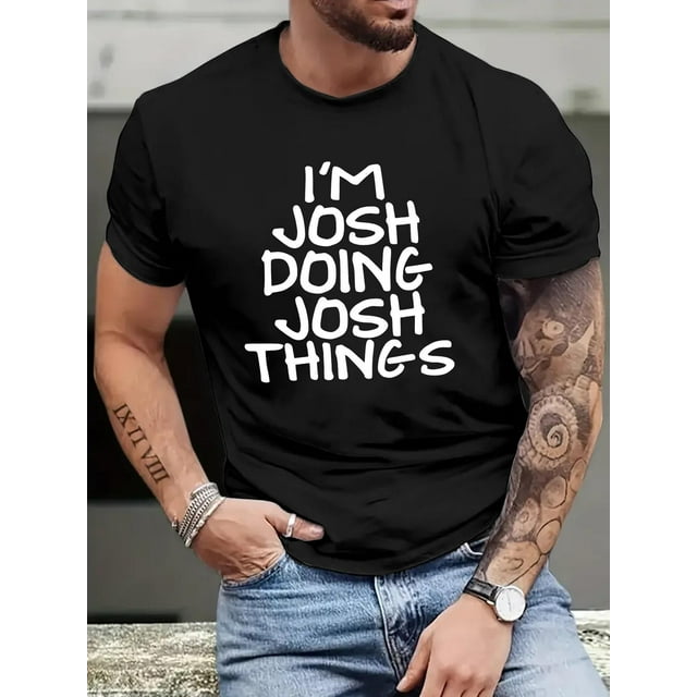 Men'S Short Sleeve T-shirt Summer T-shirt Top Tee For Adult, Men, Women, Teen, Teenager, Adolescent, Youth