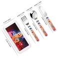thumbnail image 2 of Saiise inside out 2 Print 3 Piece Cutlery Set – Metal, Reusable Children's Knife, Fork & Spoon, Kids-Size, Made from Food-Safe Stainless Steel & ABS Plastic, 2 of 8