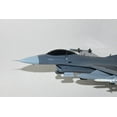 thumbnail image 3 of Lockheed Martin® F-16 Fighting Falcon®, 179th Fighter Squadron, 18" Mahogany Scale Model, 3 of 8
