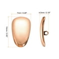 thumbnail image 2 of Eyeglass Nose Pad Thickness Anti-Slip Glasses Nose Grips for Plastic Frames Rose Gold, 2 of 7