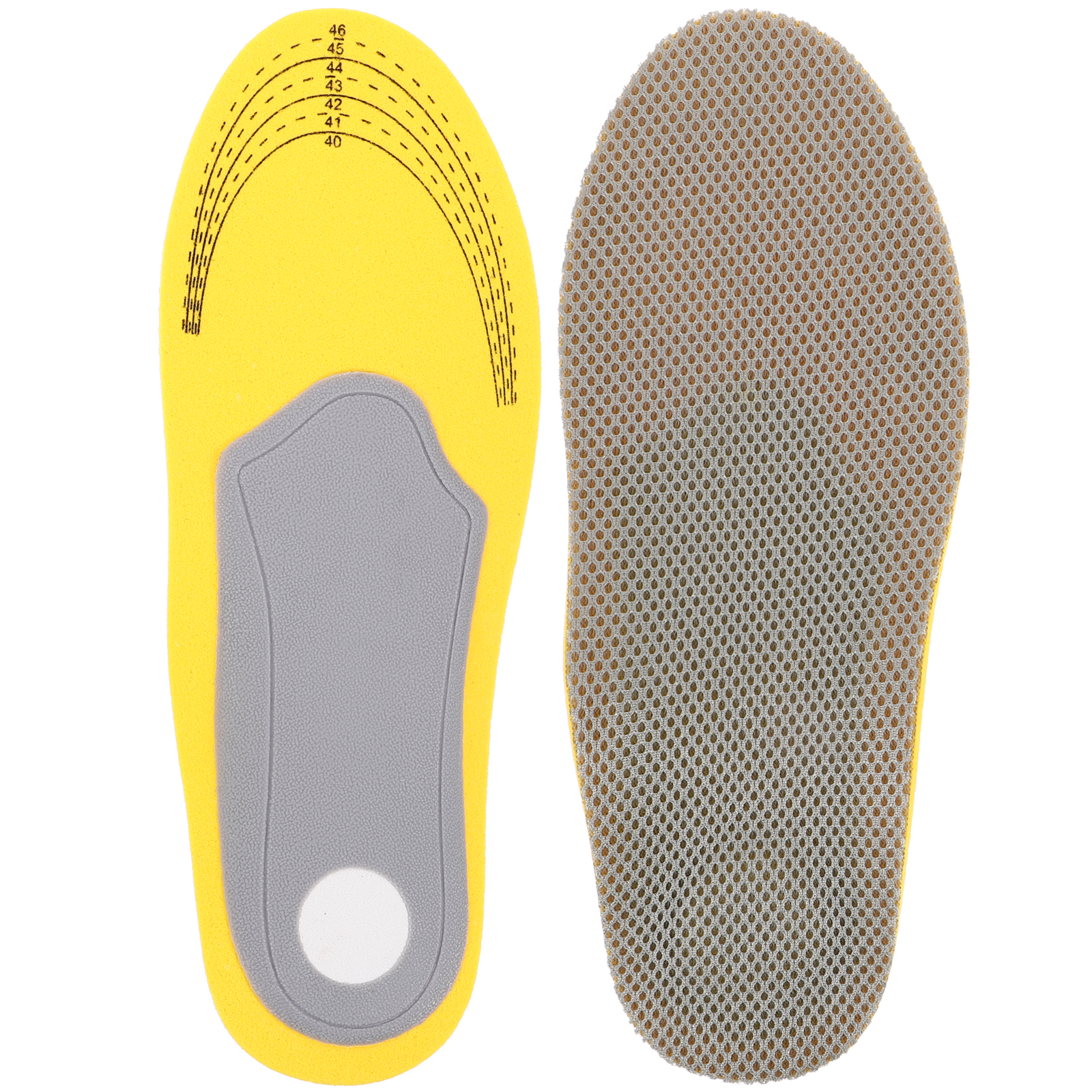 Semelles Massantes En Mousse Mémoire De Forme - Taille 37-43, Antidérapantes - Pour Sport, Randonnée, Travail, Confort Quotidien