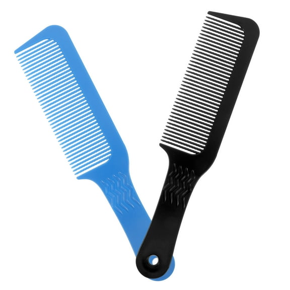 unbranded 2PCS Combs Hair Styling Combs Portable Plastic Combs Hairdressing Comb for Home Shop (Handle Pattern Random)