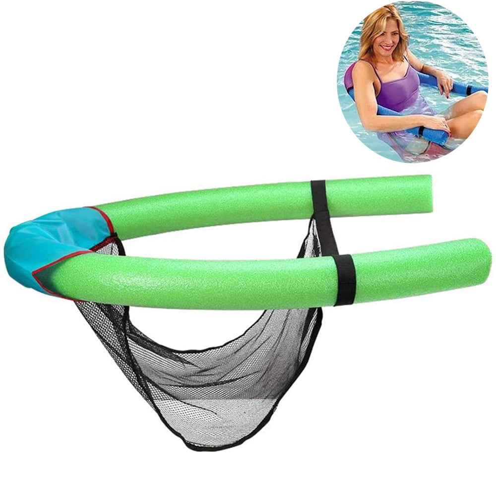 SwimWays Mesh Floating Pool Chair Noodle Slings, Adult Pool Float 6