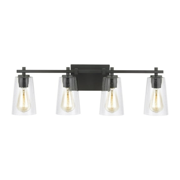 Open Box Generation Lighting Mercer 4-Light Modern Oil Rubbed Bronze Bathroom Vanity Light