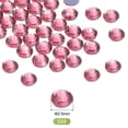 thumbnail image 2 of Uxcell 2880 Pcs Hotfix Rhinestones Flatback Crystal Glass Gems SS8 2.5mm Rose Red, 2 of 5