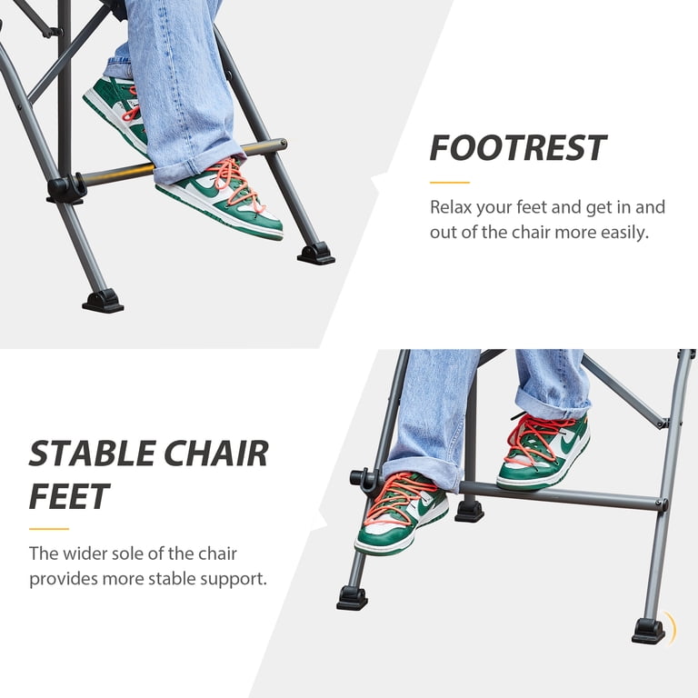 Ever Advanced Tall Camping Directors Chair, 31-Inch Seat Height photo 7