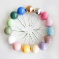 thumbnail image 3 of 20Pcs Colorful Balls Cake Topper Mini Balloons Cupcake Insert Sticks for Wedding Birthday Party Cake DIY Decoration Baby Shower, 3 of 8