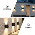 thumbnail image 4 of KAKOWELY Lámpara solar de pared para exteriores, impermeable, con energía solar, para jardín, 4 of 5