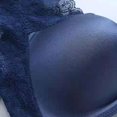 thumbnail image 4 of TOWED22 Plus Size Bras,Womens V Neck Longline Sports Bra - Padded Workout Crop Tank Top with Built in Bra,Blue, 4 of 5