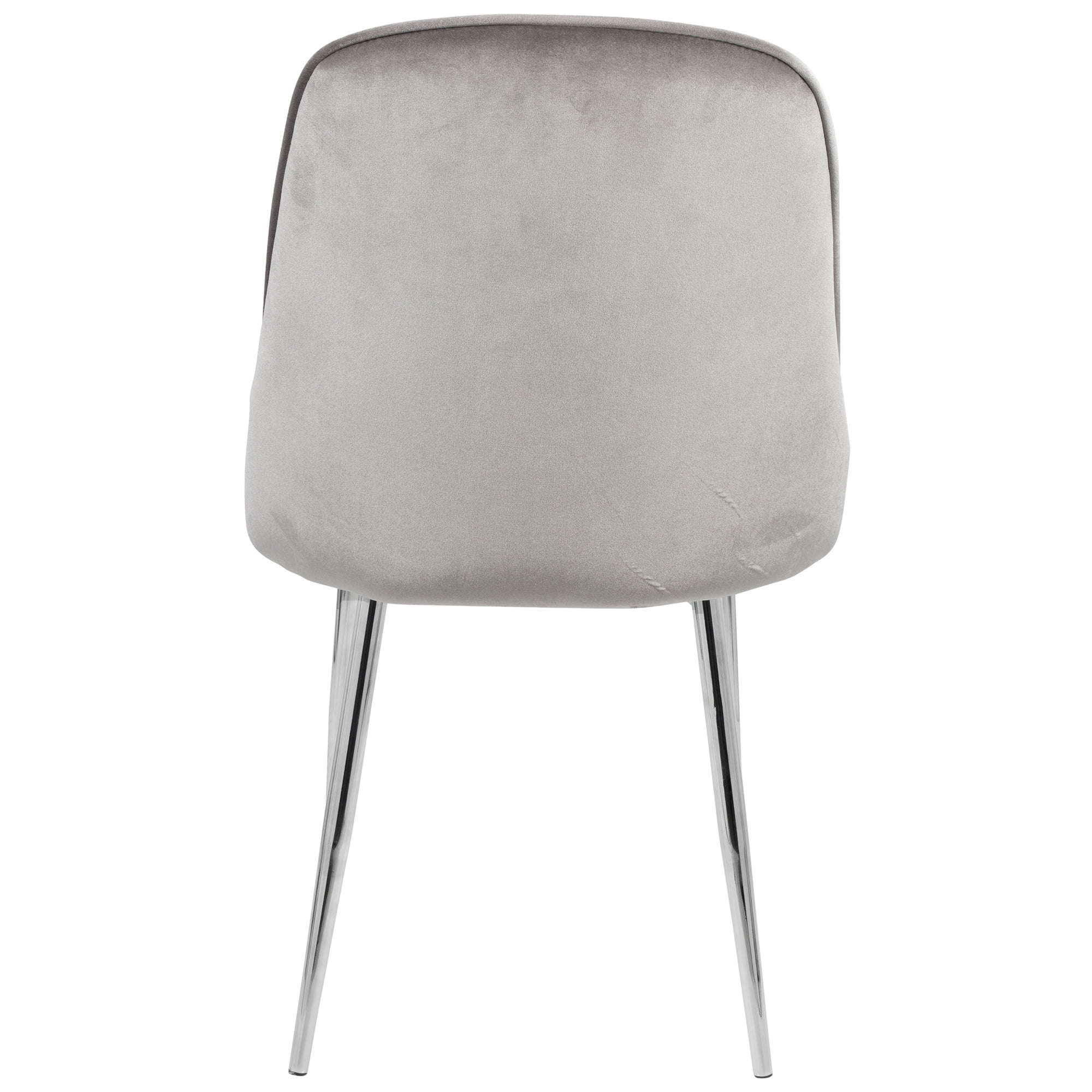 Marcel Contemporary Dining Chair With Chrome Frame And Blue Velvet Marcel Contemporary Dining Chair With Chrome Frame And Blue Velvet Fabric By Lumisource Set Of 2 Com