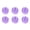 Purple, variant on Ywmsfl 6Pcs Practical Mixing Sphere for Protein Shaker Bottles Ideal for Smooth Drink Preparation in Random Color