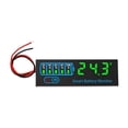 thumbnail image 1 of 18650 Li-Ion Lipo Lithium Test 7-55V Acid Battery Level Indicator Tester LEDDisplay Meter Module Capacity VoltageMeter,B, 1 of 7