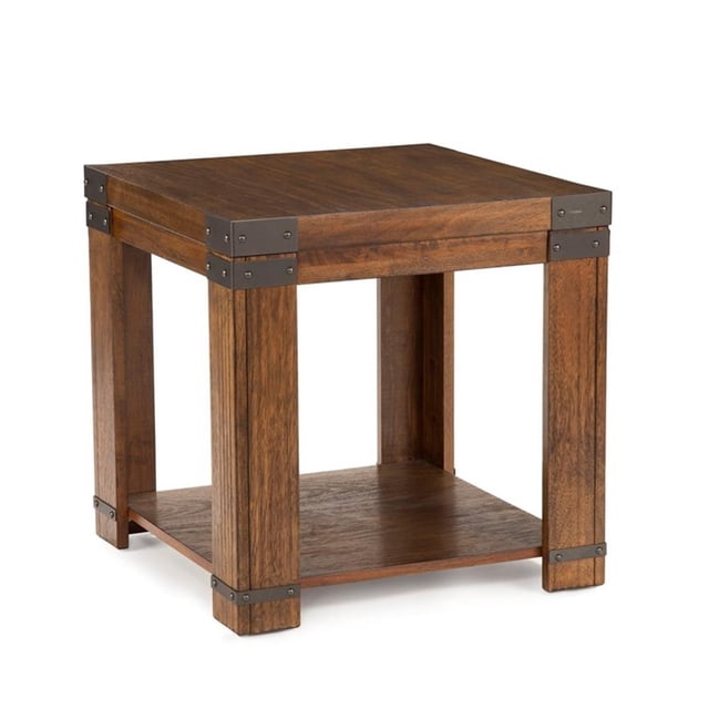 Table d'Appoint Carrée Arusha en Cerisier Moyen