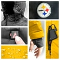 thumbnail image 4 of Men's ActionHeat Black/Gold Pittsburgh Steelers 5V Battery Heated Colorblock Full-Zip Puffer Jacket, 4 of 6