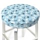thumbnail image 3 of Balery Black White Gray Rabbit Fundas de asiento para taburete de bar redondo de tela de terciopelo ajustables que protegen de arañazos y manchas para sillas de 14 a 17 pulgadas.-12 inch, 3 of 7