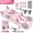 pink, variant on 8-in-1 Foldable Pilates Board for Home Gym - PP Material, Stable Flat Design, Resistance Bands, Small Space Storage