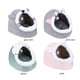 thumbnail image 1 of Cama cerrada para gatos Casa antideslizante Cesta para perros pequeños y cálidos en invierno (Orejas rosadas L), 1 of 7