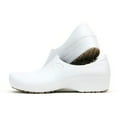 thumbnail image 1 of Sticky Nursing Shoes Women - Chefs - Kitchen - Nurses - Clogs for Work - Waterproof Non Slip (White, 8), 1 of 4