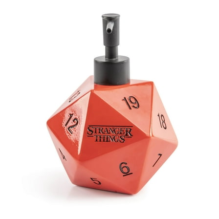 Stranger Things Dice Lotion Pump, Poly-Resin, Red, Netflix