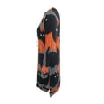 thumbnail image 4 of FOCUSNORM Robe Imprimée d'Halloween pour Femmes Juniors, Mode à Nouer Col Rond Manches Longues une-Pièce, 4 of 6