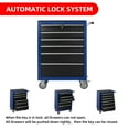 thumbnail image 4 of 6-Drawer Rolling Tool Chest Cabinet, Large Capacity Organizers Metal Tool Box with Wheels Tool Storage Cart for Garage, Workshop, 4 of 9