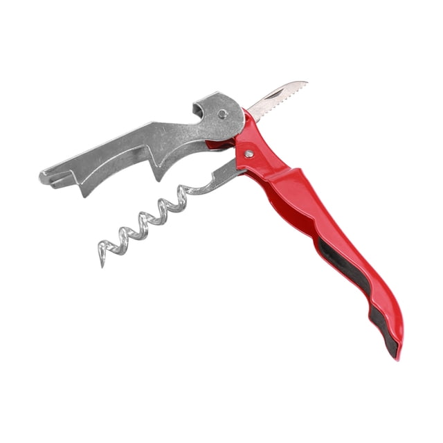 PVCS Stainless Steel Cork Screw Corkscrew MultiFunction Wine Bottle Cap Opener for Home