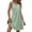 Light Green, variant on Fantaslook Dressy Tank Dress for Women V Neck Button Dresses Floral Beach Sundress with Pockets