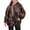 Brown, variant on Bovemsi Sweatshirt for Women Long Sleeved With Gradient Letter Printed Pockets And Camo Hoodie