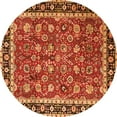 thumbnail image 1 of Ahgly Company Indoor Round Persian Orange Traditional Area Rugs, 5' Round, 1 of 1