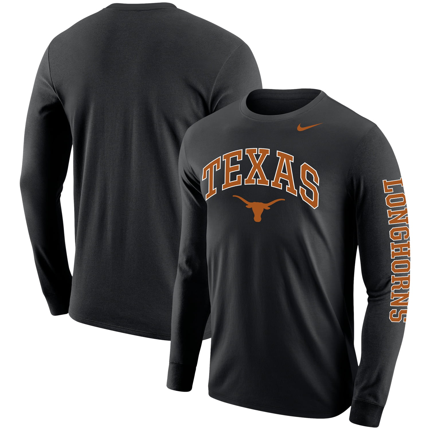Texas Orange NCAA Texas Longhorns Mens Worn Arch Tri-Blend Short Sleeve Tee Medium
