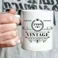thumbnail image 6 of 1989 Birthday Gifts for Women Men - 1989 Vintage 11 oz Coffee Mug - Great 1989 Birthday Gifts for Cousin Friend Sister Brother Coworker, 6 of 6