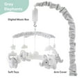 thumbnail image 3 of The Peanutshell Elephant Musical Mobile in Grey, 3 of 8