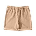 thumbnail image 5 of Hiijoy Boys Casual Corduroy Shorts Elastic Waist Drawstring Shorts Kids Athletic Shorts, 5 of 6
