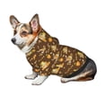 thumbnail image 7 of Fotbe Autumn With Pumpkin Harvest Print Small Dog Sweater Hoodies Pet Grey Hooded Soft Fleece Sweatshirts with Pocket Fall Winter Puppy Cat Sweaters Warm Clothes-X-Large, 7 of 7