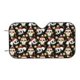 thumbnail image 7 of Fotbe Cute Dog Panda Car Windshield Sunshade | Sun Visor Protector Front Window Shade, Keeps Out UV Rays, Keeps Your Vehicle Cool-Small, 7 of 7