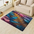 thumbnail image 1 of Tropical Leaf Rug 5x7 Area Rugs for Bedroom Living Room, Jungle Botanical Area Rug, Colorful Leaf Carpet Machine Washable Non-Slip Large Rug, Soft Low Pile Area Rug, Indoor Decorative Rug G&n89, 1 of 7