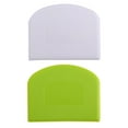 thumbnail image 1 of Abbracc 2 Pieces Scraper Bowl Scraper Food-safe Plastic Cutter Plastic Food Scrappers, 1 of 7