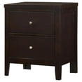 thumbnail image 4 of FurniFact 2-Drawer Rectangular Nightstand Cappuccino, Wood Nightstand with Drawers, 4 of 5