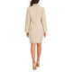 thumbnail image 3 of Conjunto de traje de negocios para mujer INSPIRE CHIC de 2 piezas, blazer con cuello y botones, falda lápiz, conjunto de falda de trabajo S albaricoque, 3 of 6