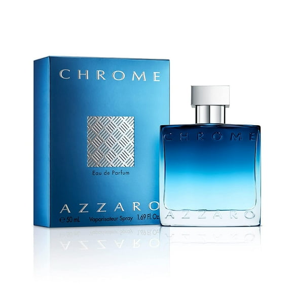 Azzaro Chrome Eau de Parfum - Fresh Aquatic Mens Cologne - Foug&amp;Atilde;&amp;uml;re, Aromatic &amp; Woody Fragrance - Citrus Notes - Lasting Wear - Classic Clean Scent - Luxury Perfumes