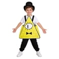 Triangle Point Hat Yellow Triangle Eye Costume Set with Black Top Hat, Mystery Cosplay ...