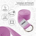 thumbnail image 4 of RDX 8ft Yoga Strap with D-Ring Buckle, Durable Polyester Cotton Adjustable Belts for Stretching, MV, 4 of 7