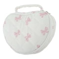 thumbnail image 1 of Bolsa de Maquillaje en Forma de Corazón para Viajes Blanca Rosa de Poliéster, 1 of 6