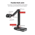 thumbnail image 3 of V500 Document Book Camera Scanner Auto USB, &Play 8 Mega-pixel HD High-Definition Max. A3 Scanning Size Ports, 3 of 7