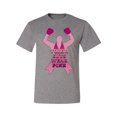 thumbnail image 2 of Wild Bobby Tough Guys Wear Pink Boxer Breast Cancer Awareness Men Tee, Heather Grey, Large, 2 of 6