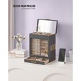 thumbnail image 2 of Joyero SONGMICS de 5 capas con 3 cajones laterales y ventana de cristal, 2 of 8