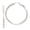 Colorname Hoopear: Silver / 50mm, variant on Sterling Silver 50mm Knife Edge Hoop Earrings - 4.0 Grams - Measures 50x50mm Wide 3mm Thick