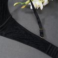 thumbnail image 5 of GEWSEY Women's Push Up Lace Bra Demi Comfort Padded Add 1 Cup Lift Up Bras Soft Lace Sexy Plunge Underwire (Black, XXL), 5 of 8